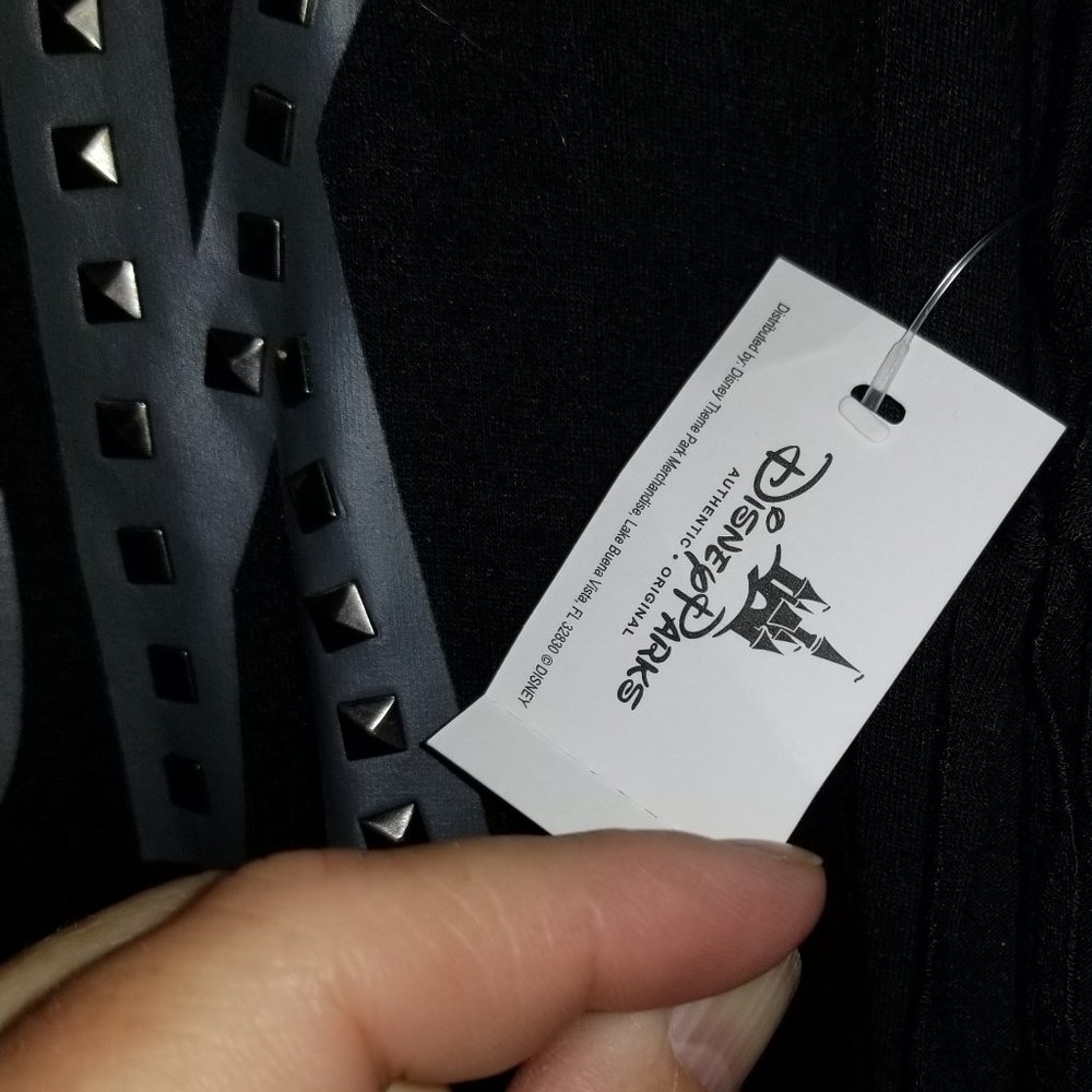Peace Love and Rock and Roll mouise Rock's Roller coaster tank top Studded - Picture 8 of 11